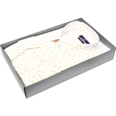 Мужская рубашка Poggino приталенный цвет кремовый в цветах купить в Москве недорого