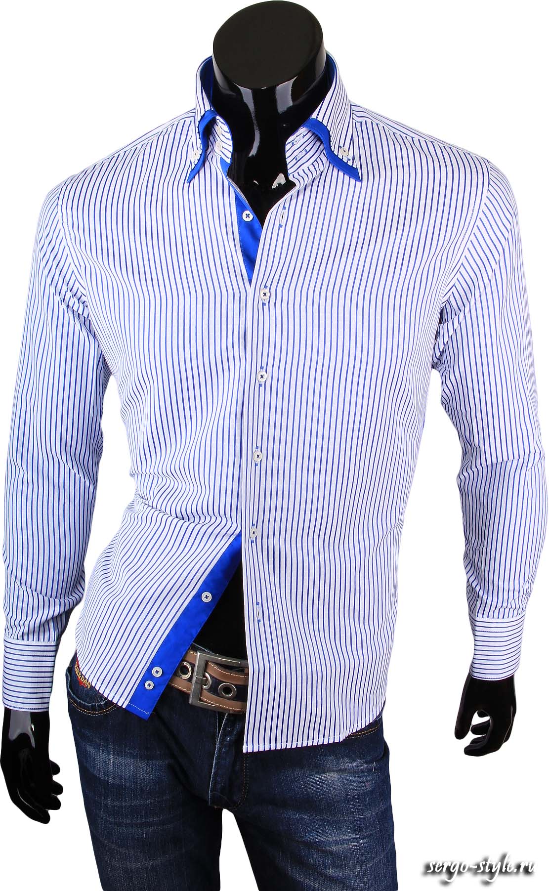 Приталенные мужские рубашки LOUIS FABEL Артикул 2608